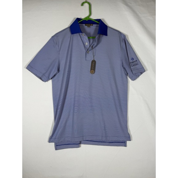 NWT Peter Millar Summer Comfort Polo Shirt Mens Small Zurich Classic New Orleans